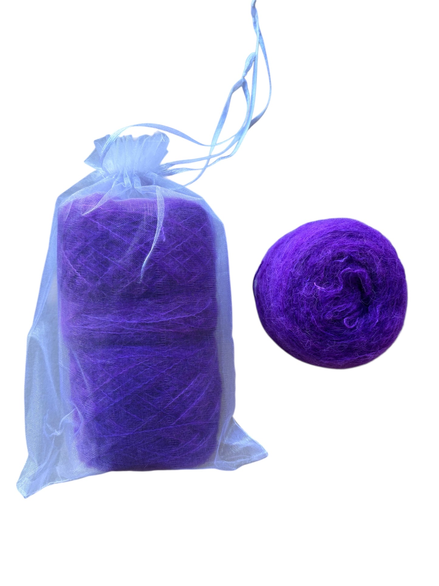 Sophie scarf kit: Cloud- Grape Jelly